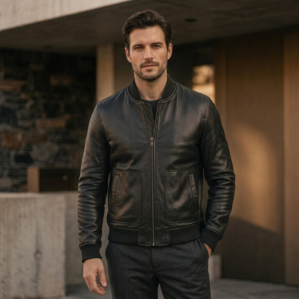 Leather Bomber Jackets