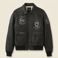 Avirex A-2 Inspired Men's Vintage Leather Flight Jacket – Brown