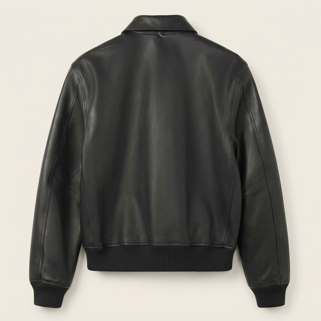 Avirex A-2 Inspired Men's Vintage Leather Flight Jacket – Brown