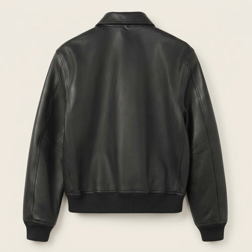 Avirex A-2 Inspired Men's Vintage Leather Flight Jacket – Brown