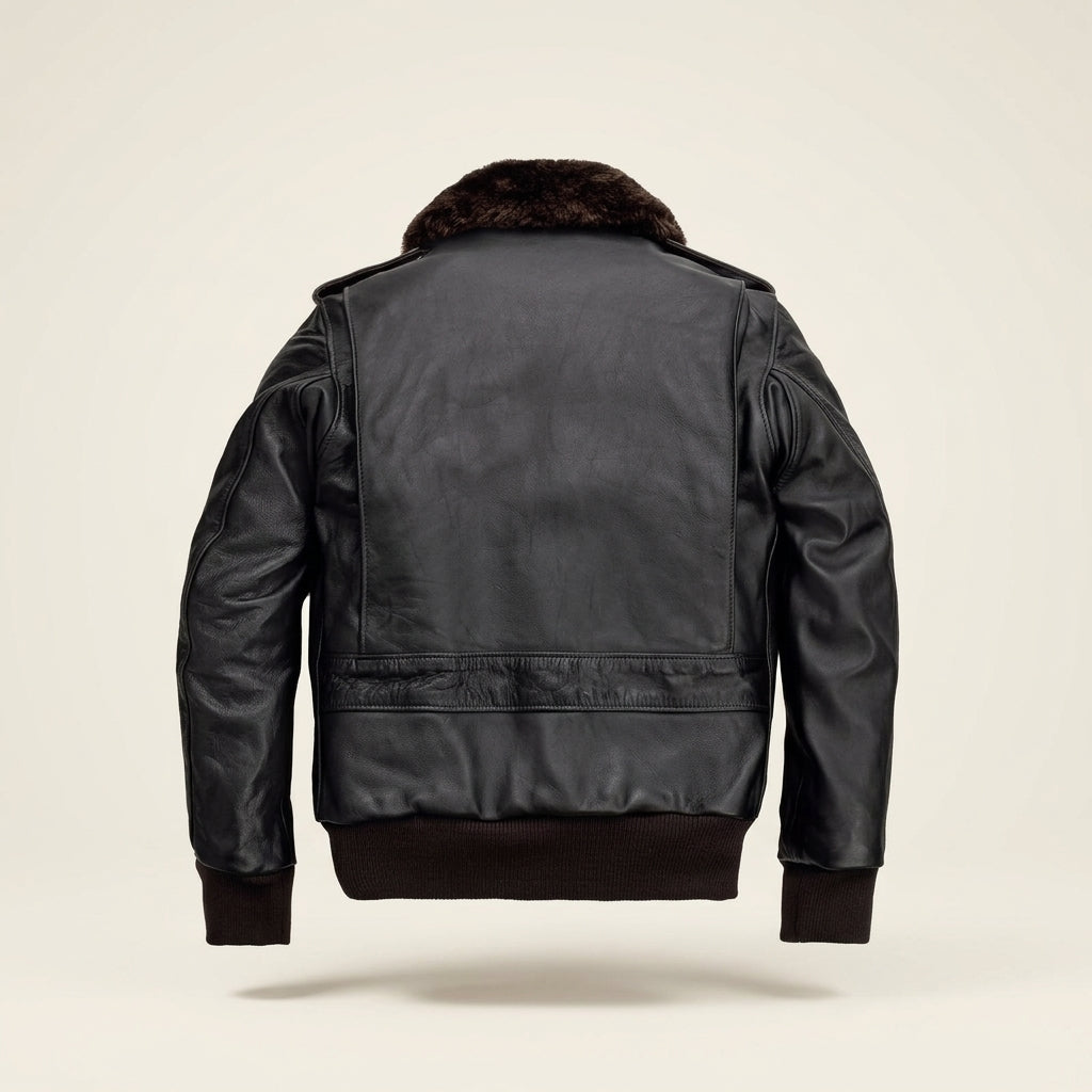 Schott 184SM A-2 Inspired Men's Leather Flight Jacket – Brown