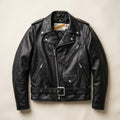 Schott Perfecto 618 Inspired Men's Leather Biker Jacket – Black