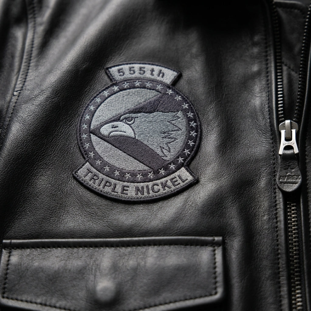 Avirex A-2 Inspired Men's Vintage Leather Flight Jacket – Brown