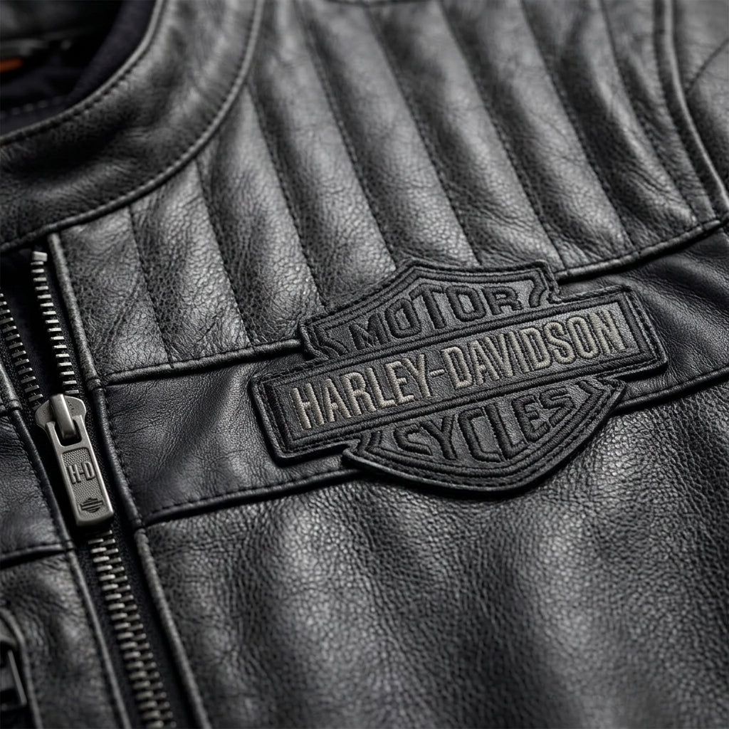 Harley-Davidson Passing Link III Inspired Leather Jacket | Caverno